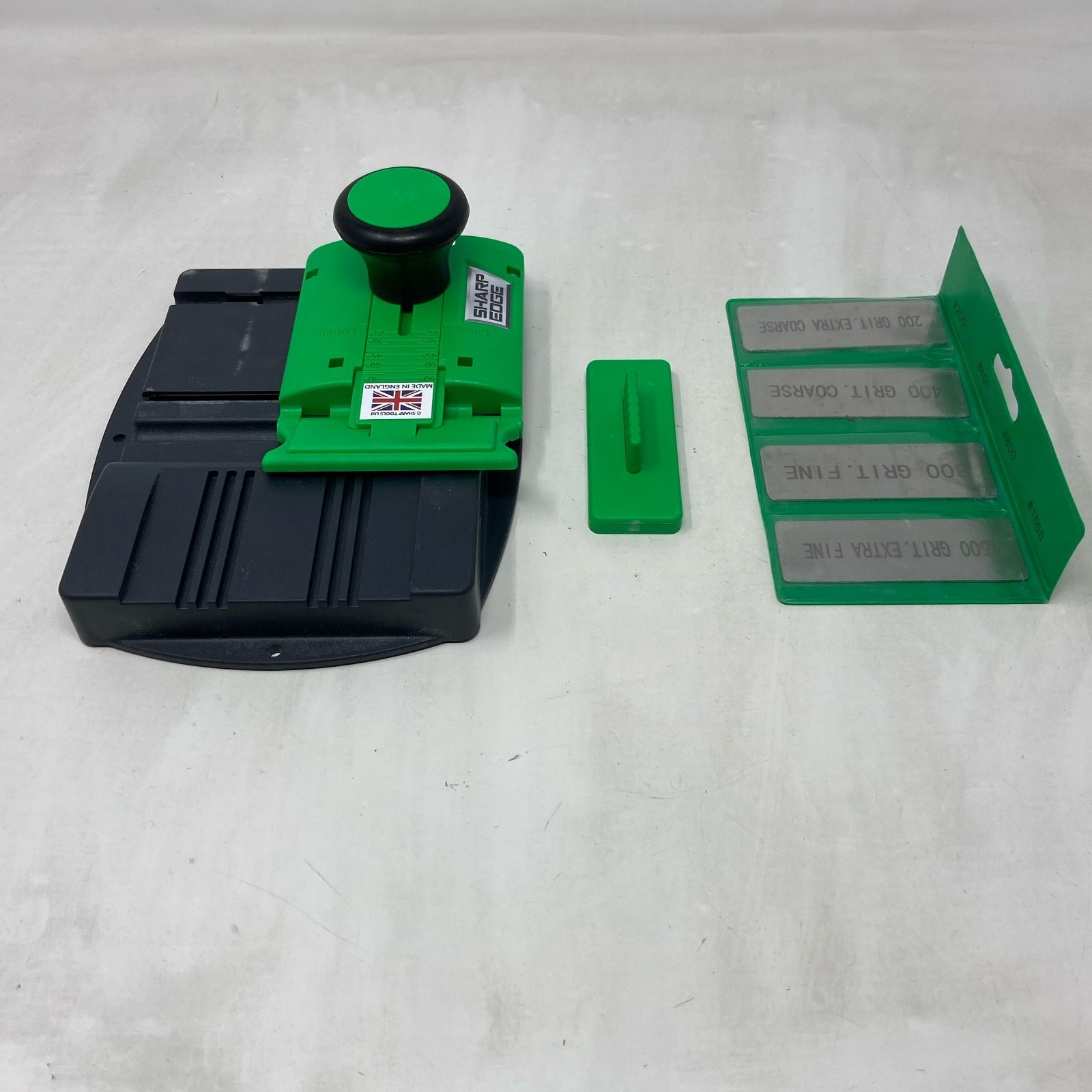 G Sharp Tools Sharp Edge Chisel Sharpener Kit Black/Green 3-85mm