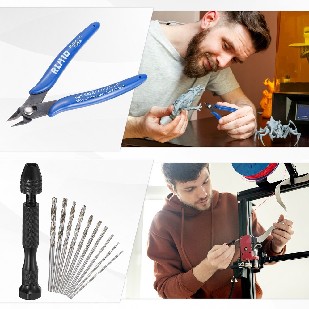 3D Printer Tools Kit, 124 Pcs 3D Printer Accessories with Tool Bag