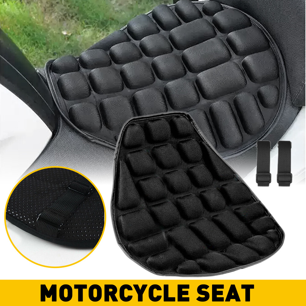 Rider Passenger Seat Cushion Seat Cover Seat Pad For Harley Touring Black OXILAM