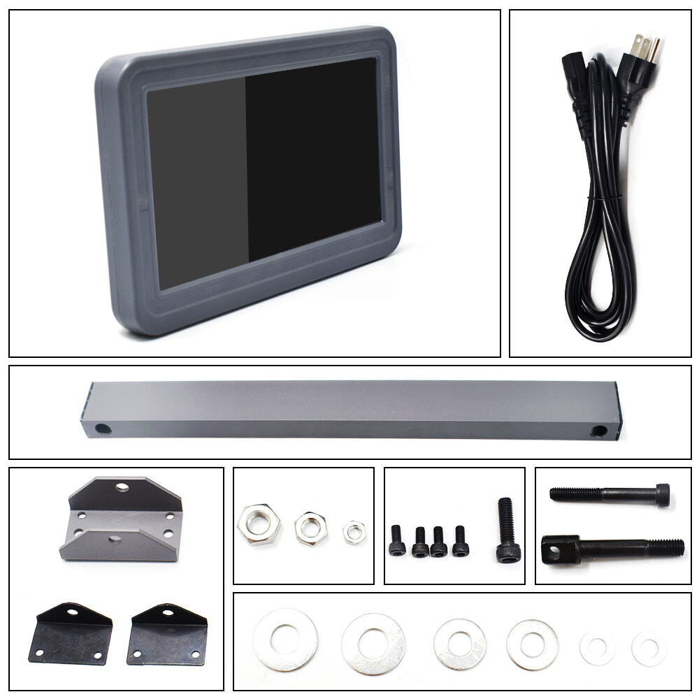 3 Axis Dro Digital Readout LCD Touch Screen Encoder+3PCS Linear Glass Scale Kit