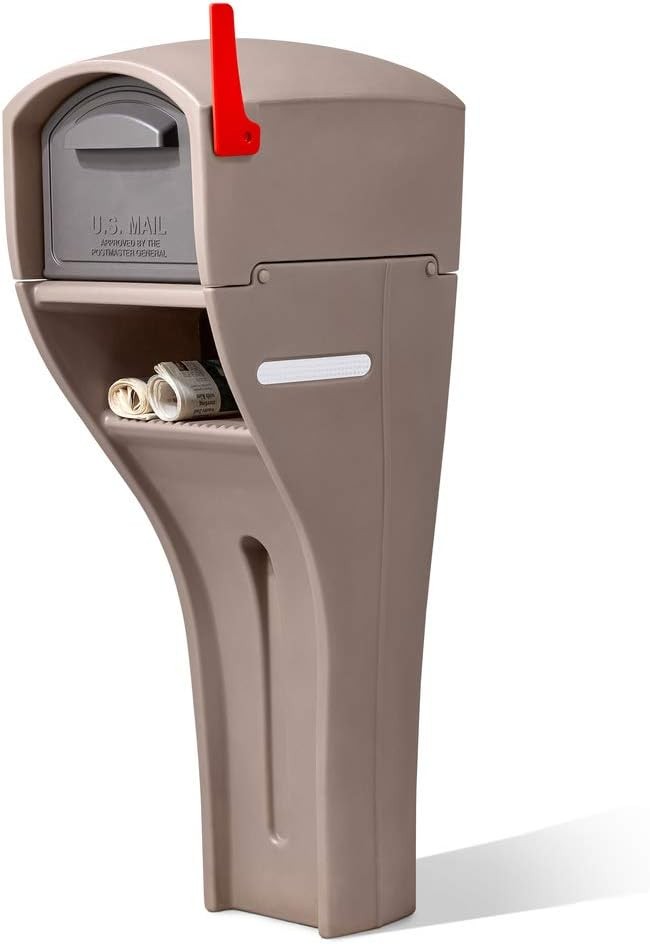 Step2 MailMaster Extra Large Mailbox and Postbox, Mocha