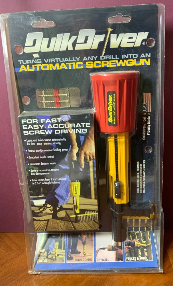 VINTAGE QUICKDRIVER AUTOMATIC SCREWGUN - NEW