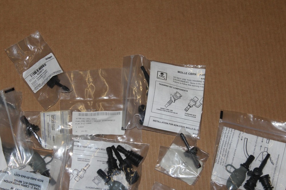 BULK LOT Camelbak Hydration System Type 2 CBRN HYDRATION TRAINING KIT