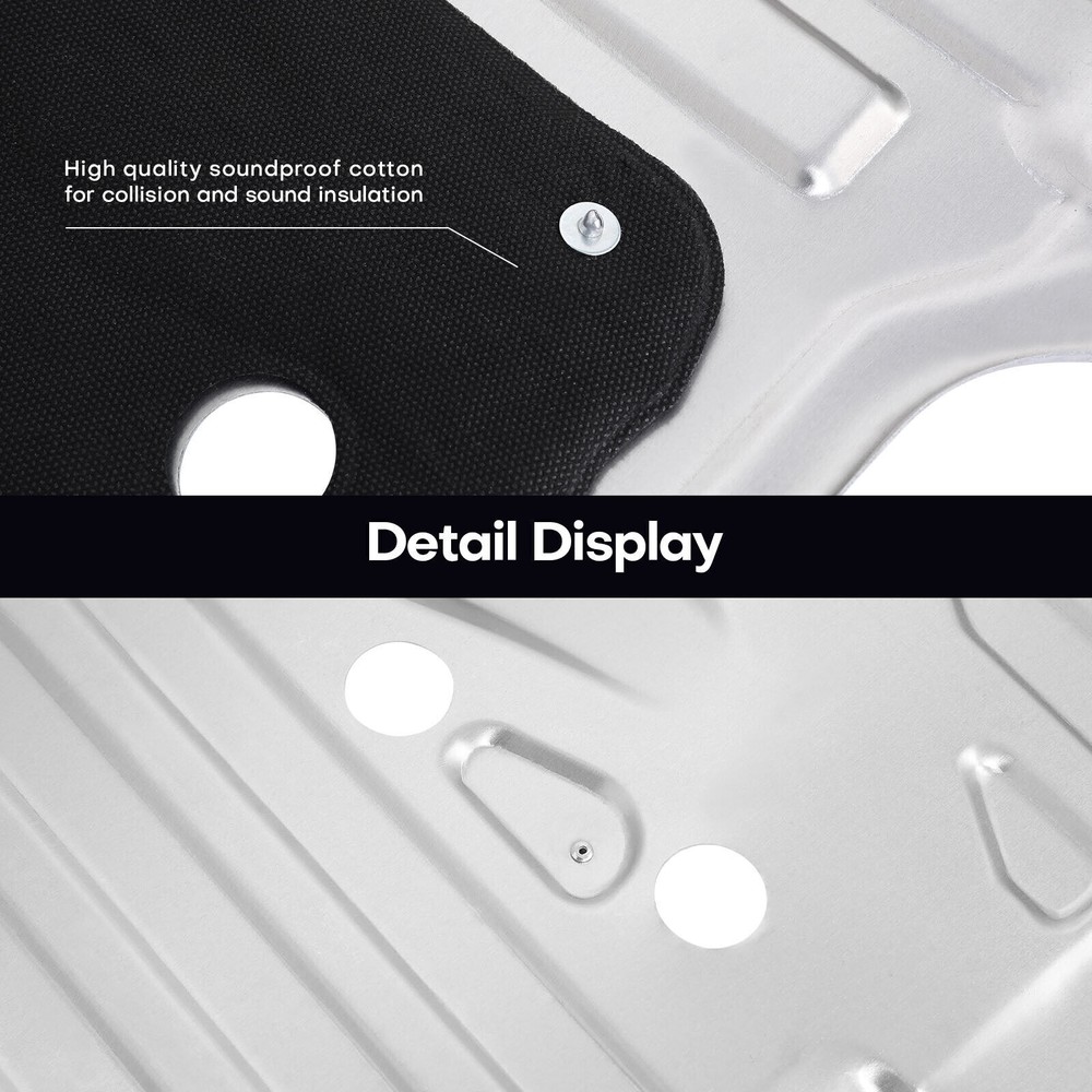 Front Engine Splash Guard Under Car Shield Cover For 2016-2021 Honda Civic
