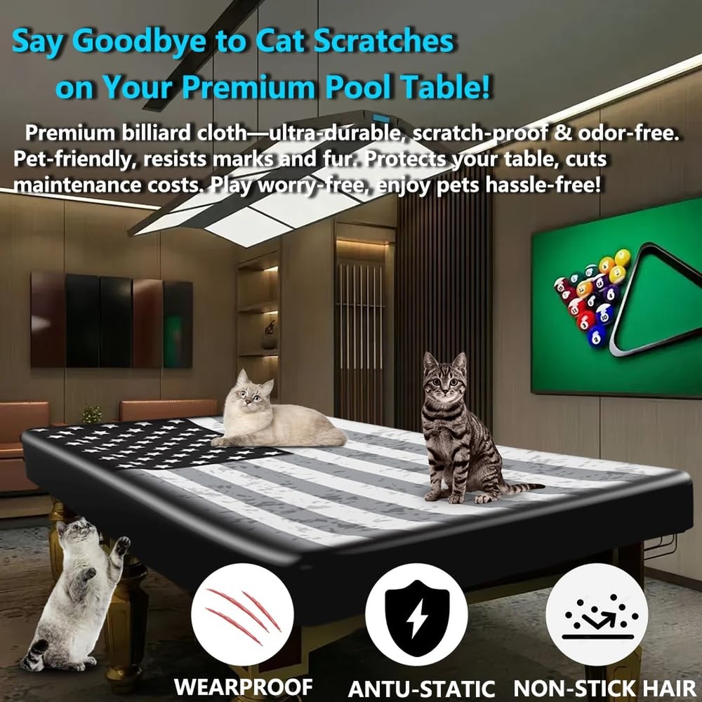 Pool Table Cover 8ft,Billiard Table Covers Waterproof Custom Tablecloth Dust ...