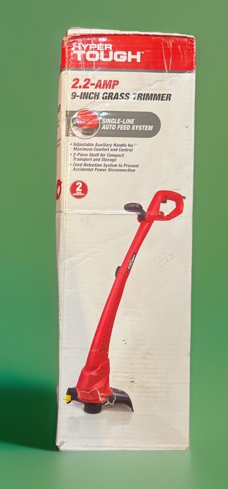 Hyper Tough 9 inch Grass Trimmer 2.2 Amp