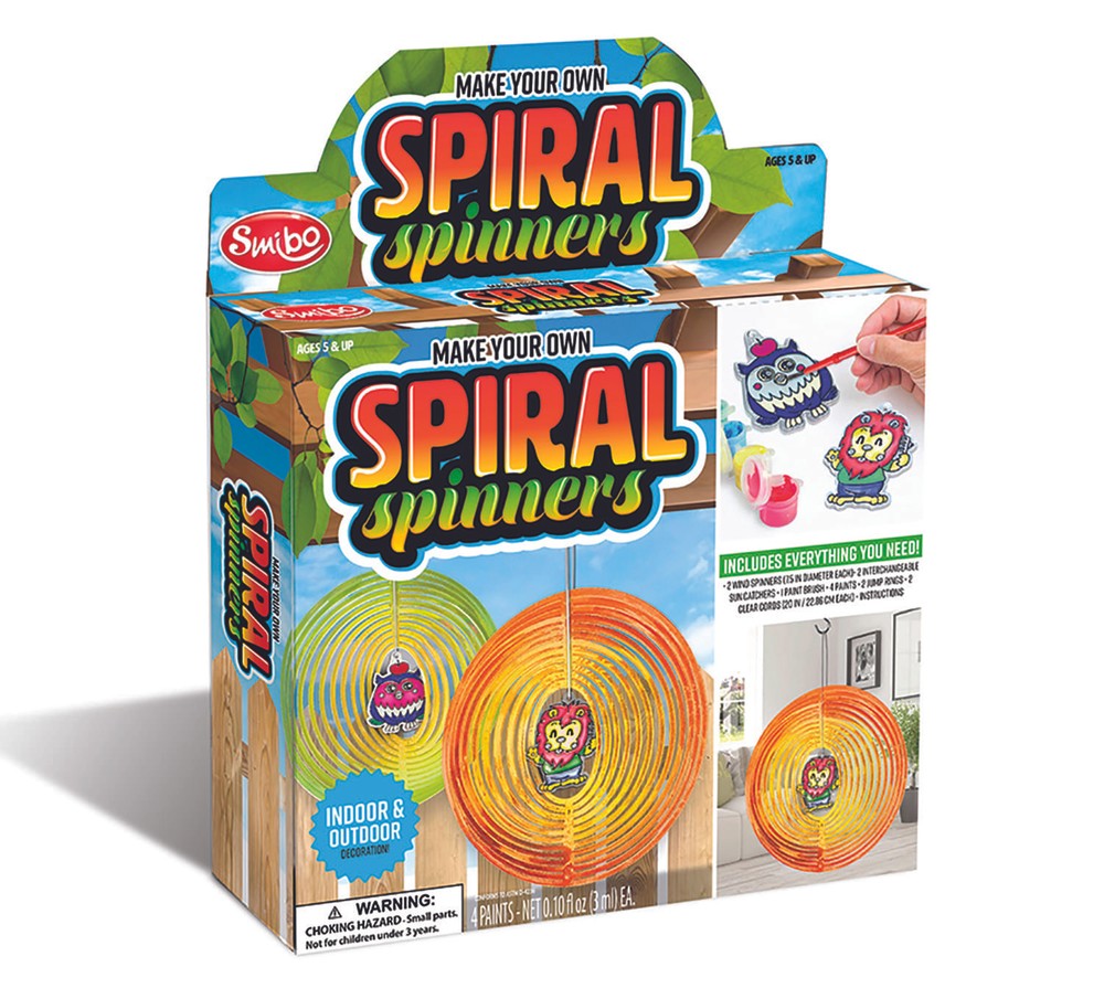 Make Your Own Spiral Spinners Craft Kit | Makes 2