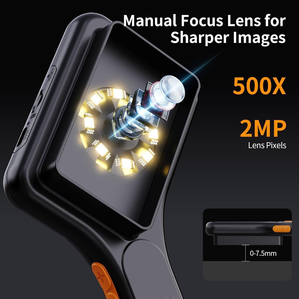 Handheld 500X Digital Microscope 3in Screen