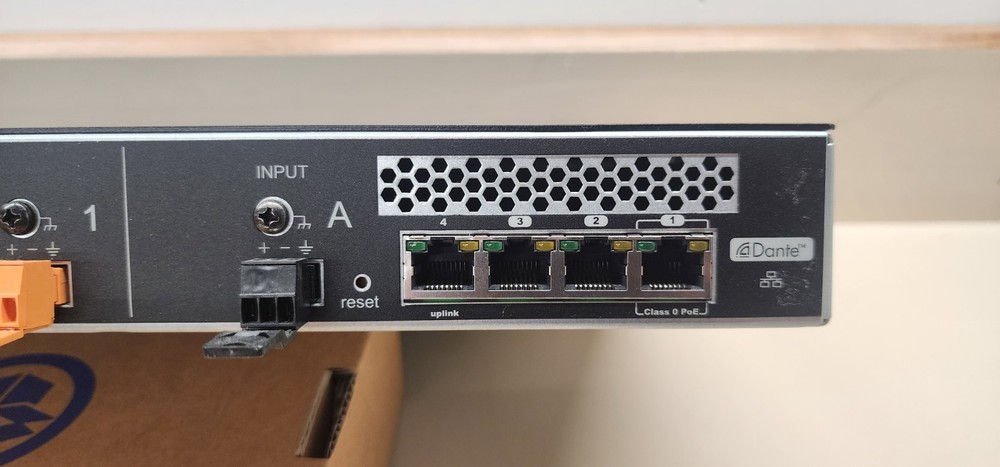 Shure MXWANI4 MicroFlex Wireless Audio Network Interface