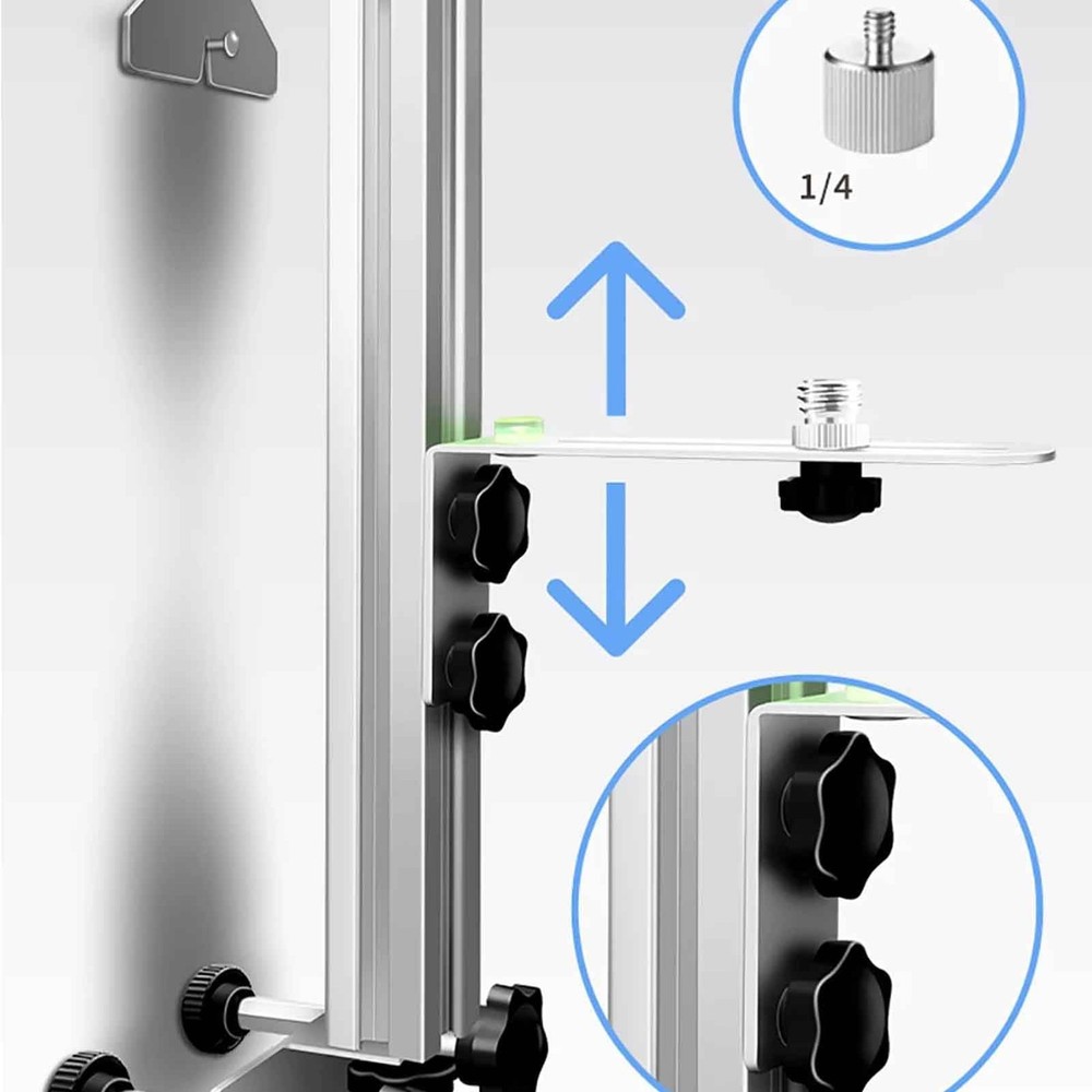 iDili 30CM Laser Level Wall Mount Bracket Adjustable Multi-Functional...