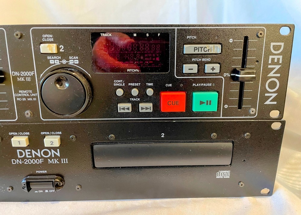Denon DN-2000F MK3 Double CD Player & Remote Control Unit-Needs Power Cord
