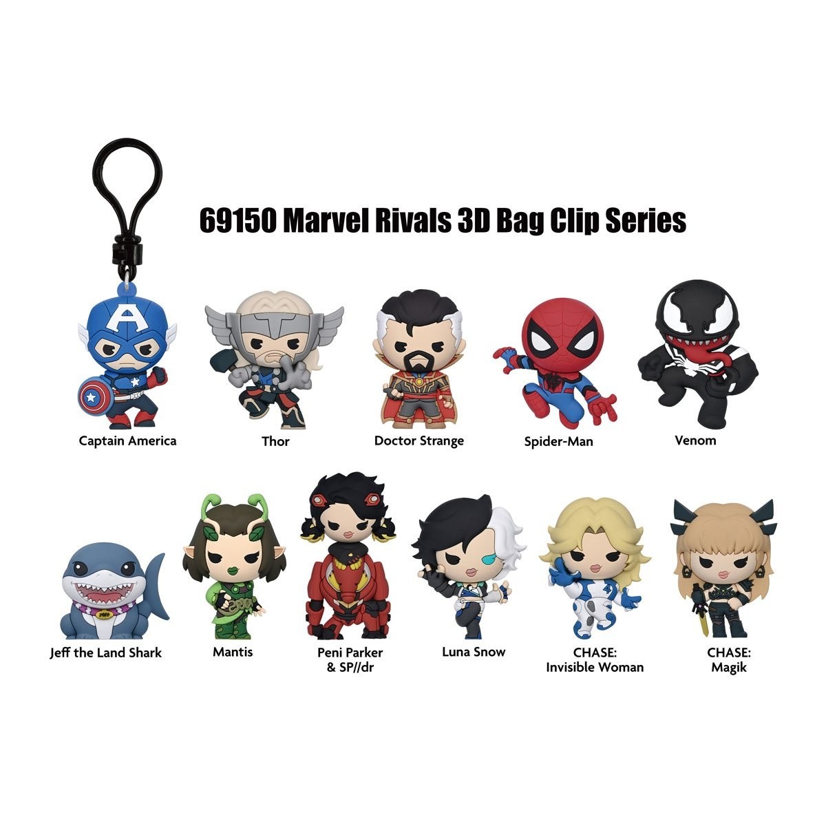 Marvel Rivals NEW * Peni Parker and SP/ / dr Clip * Blind Bag Key Chain Monogram
