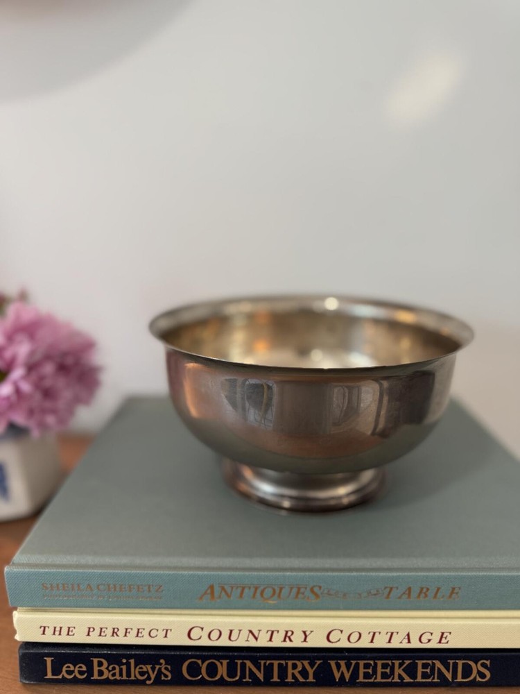 Vintage Silver Plated Pedestal Bowl