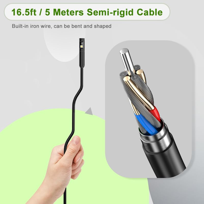 Professional Adjustable Waterproof Inspection Endoscope Camera