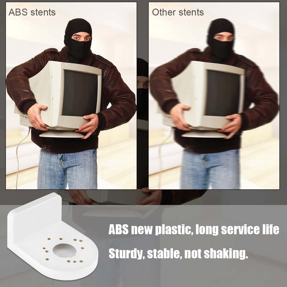 Universal CCTV Camera Dome Camera Wall Mounting Bracket Protective Stand Whi BEA