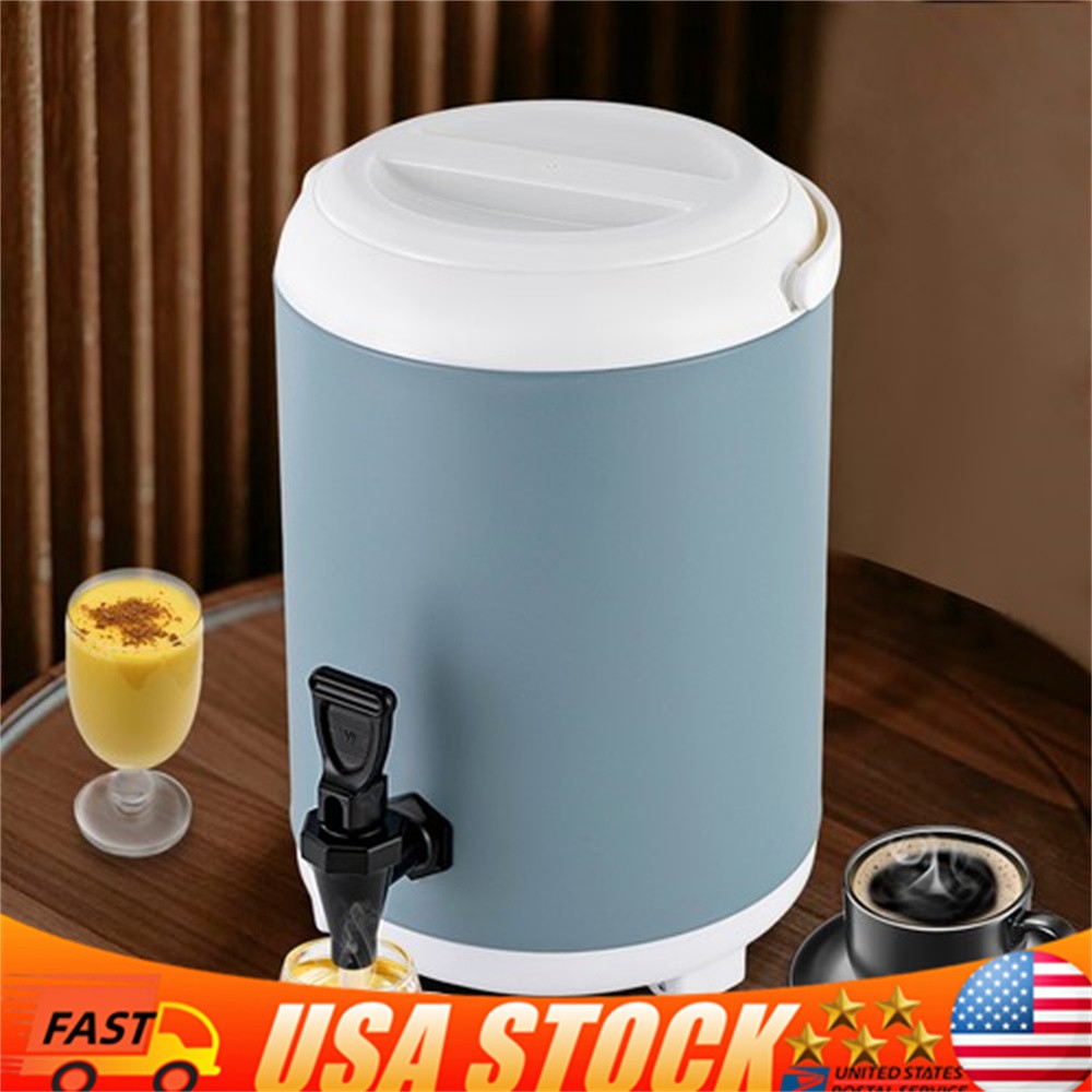 Insulated Beverage Dispenser Thermal Hot & Cold Drink Dispenser 8L/1.9 Gallons