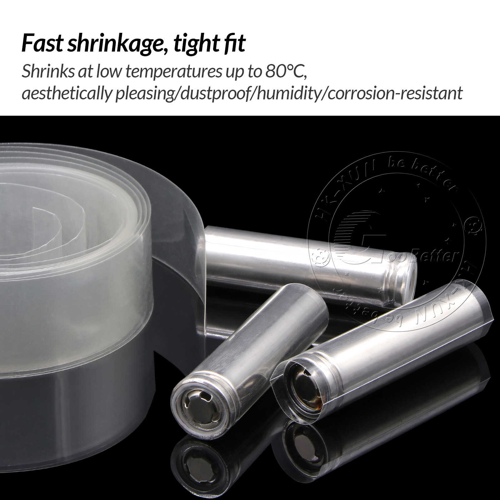 PVC Heat Shrink Tubing Wrap RC Battery Pack 7mm-500mm Wide LiPO NiMH NiCd Clear