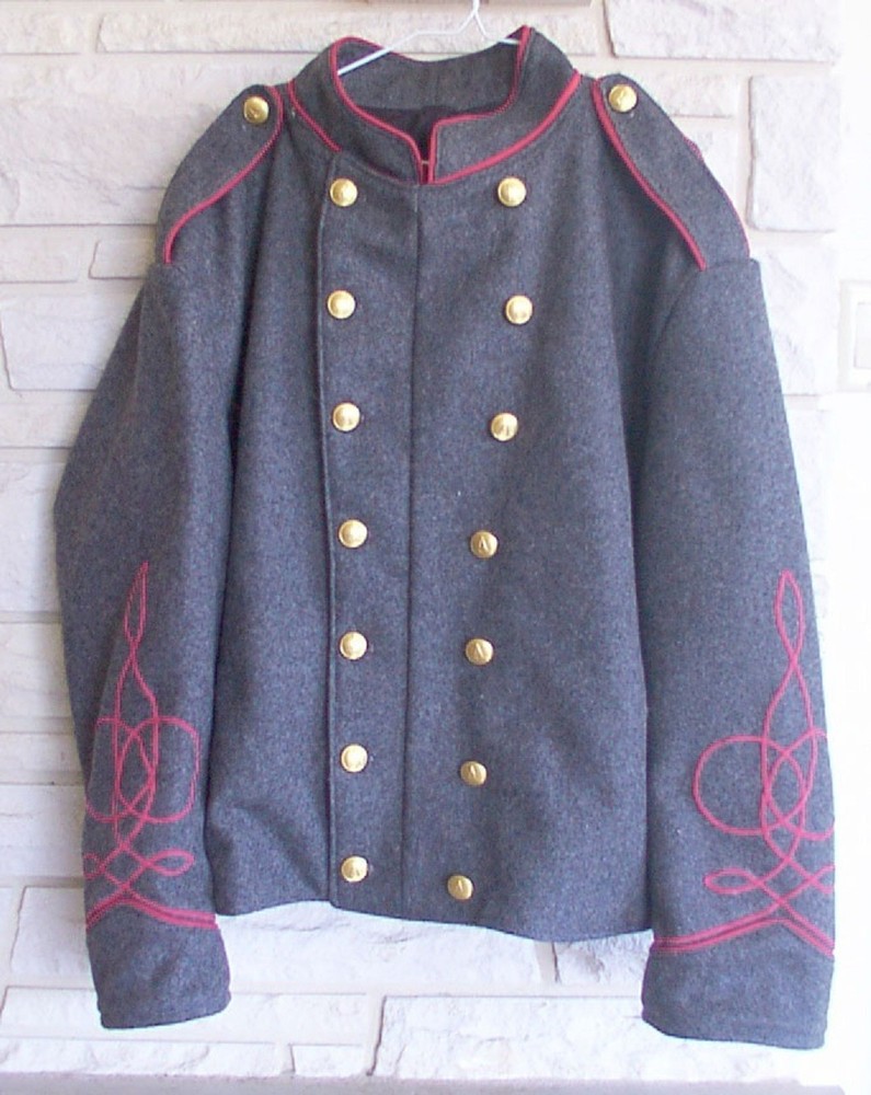 Confederate Artillery Lt Shell Jacket, Civil War,New