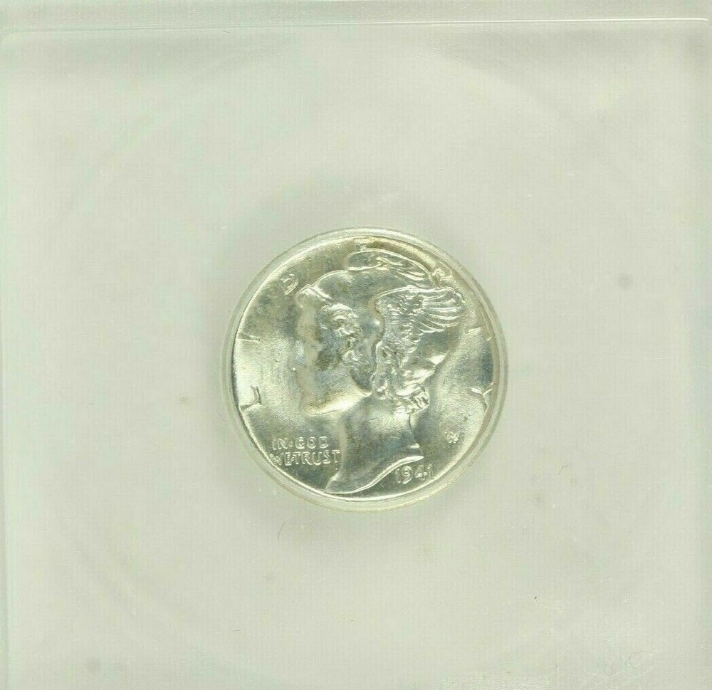 1941-S Mercury Dime : ICG MS66FB Full Split Bands