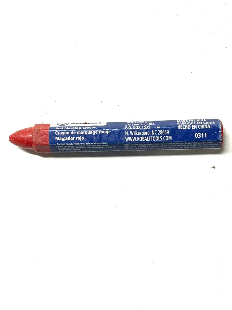 Kobalt Red Marking Crayon # 0311
