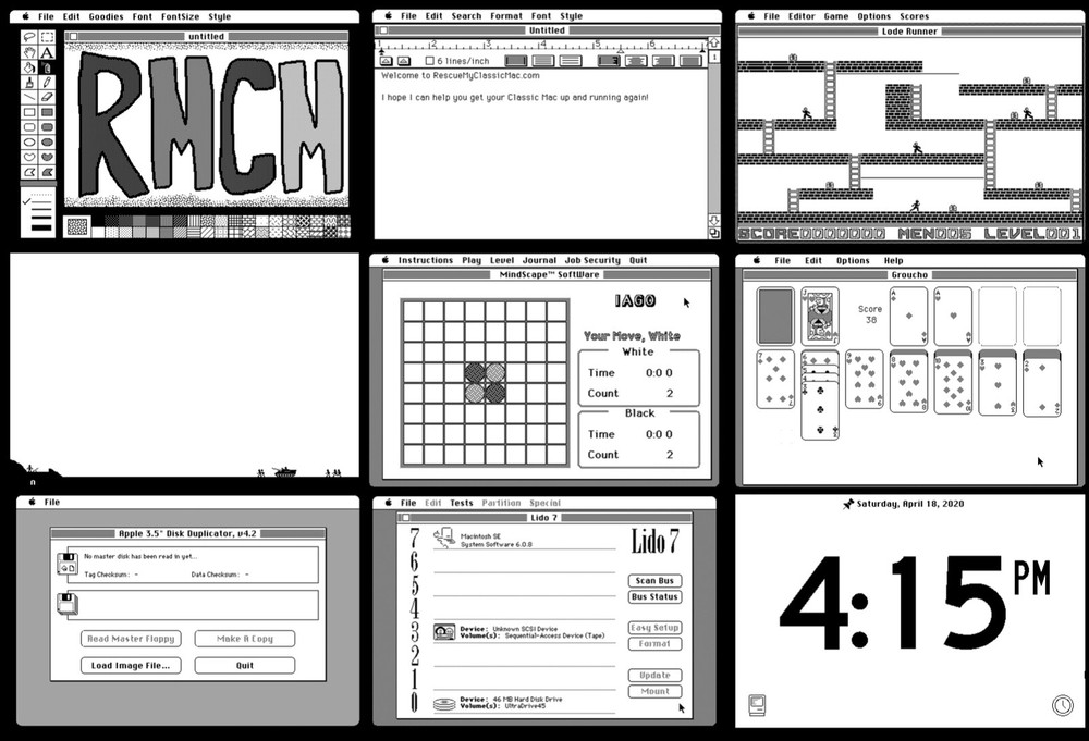 Apple Macintosh Software Disk Bundle for Vintage Classic Mac - 800K disk