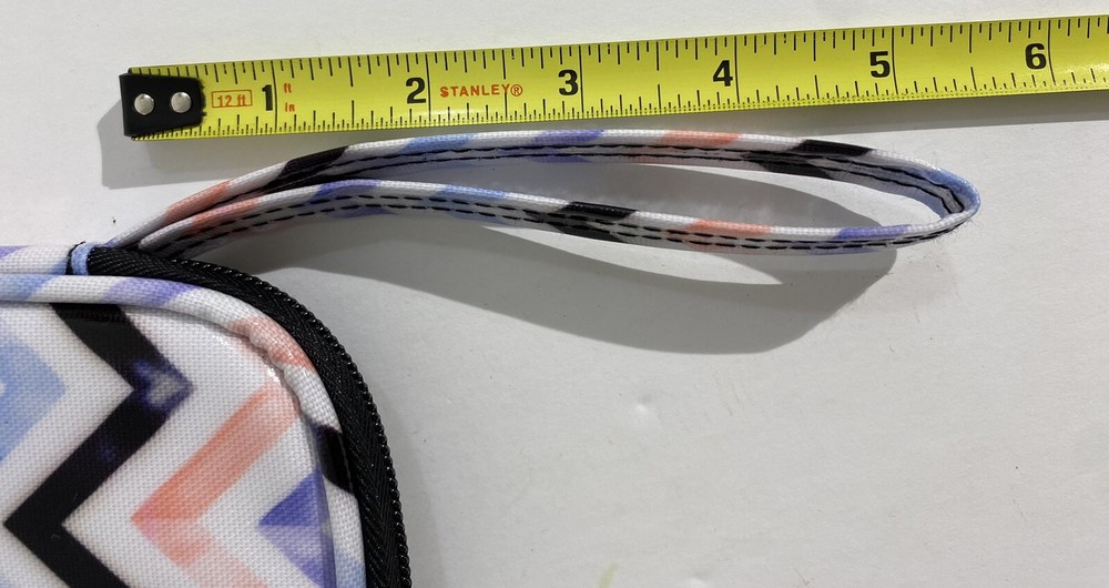 PACMAXI Tech Watch Band Case Holds 10 NWT. Multicolored Zigzag Pattern