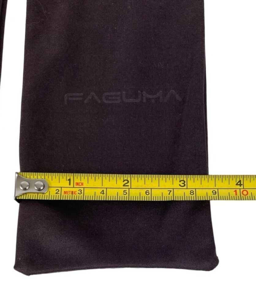 Faguma Sunglasses Brown Drawstring Dust Pouch Bag Empty