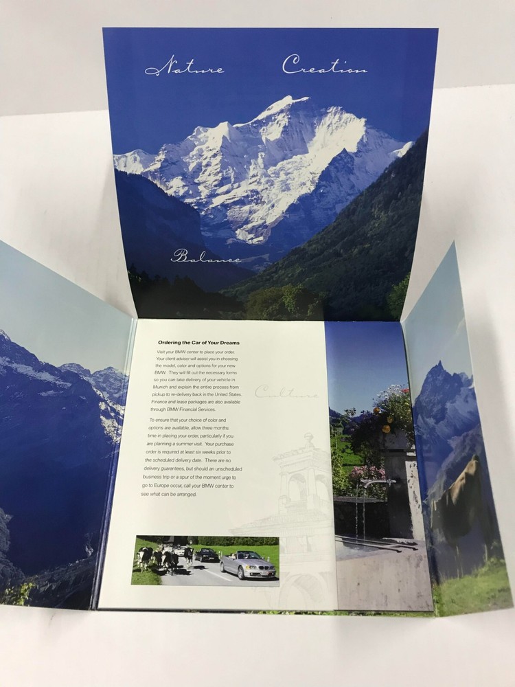 BMW 2003 European Delivery Program Information Booklet