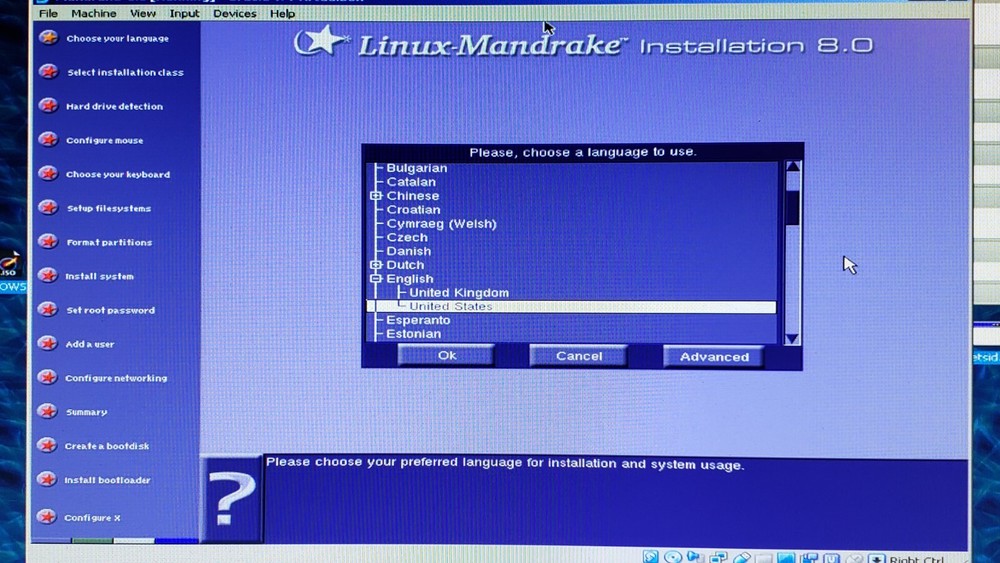 Linux Mandrake 8.0 x86 Installation DVD