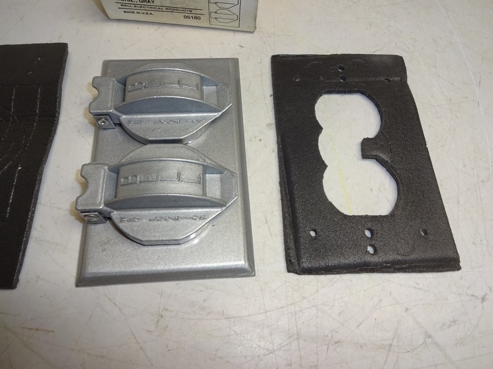 BELL 245-AL FLUSH DUPLEX COVER PLATE