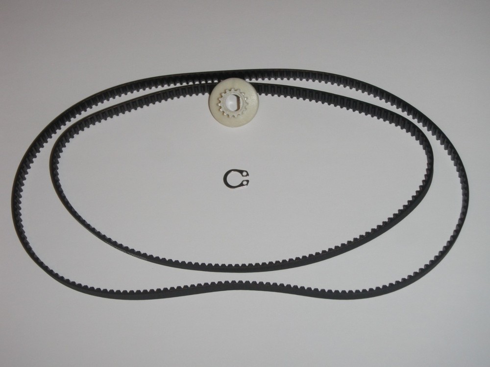 Belt Set + Small Gear for Wolfgang Puck Bread Maker Models BBME025 WPBME025