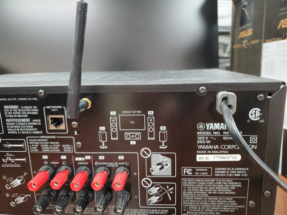 Yamaha RX-V483 Network AV Receiver | C582DS