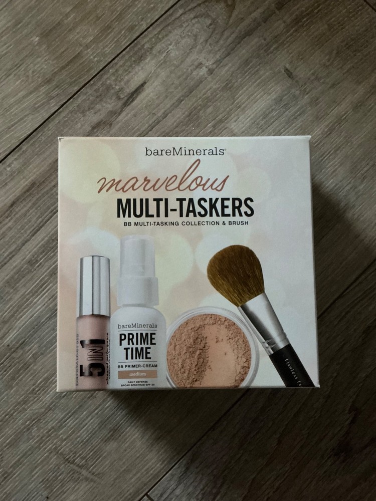 NIB bareMinerals Marvelous Multi Taskers Collection Makeup & Brush