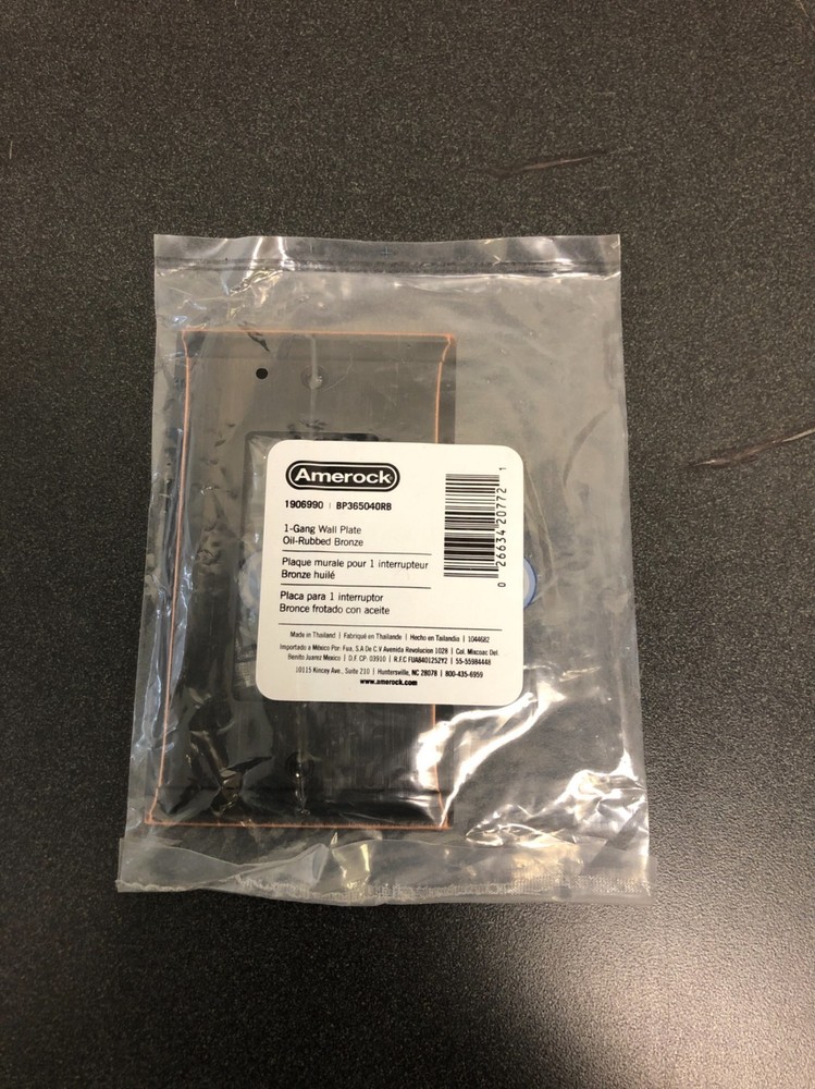 Amerock Candler Single Rocker Switch Plate