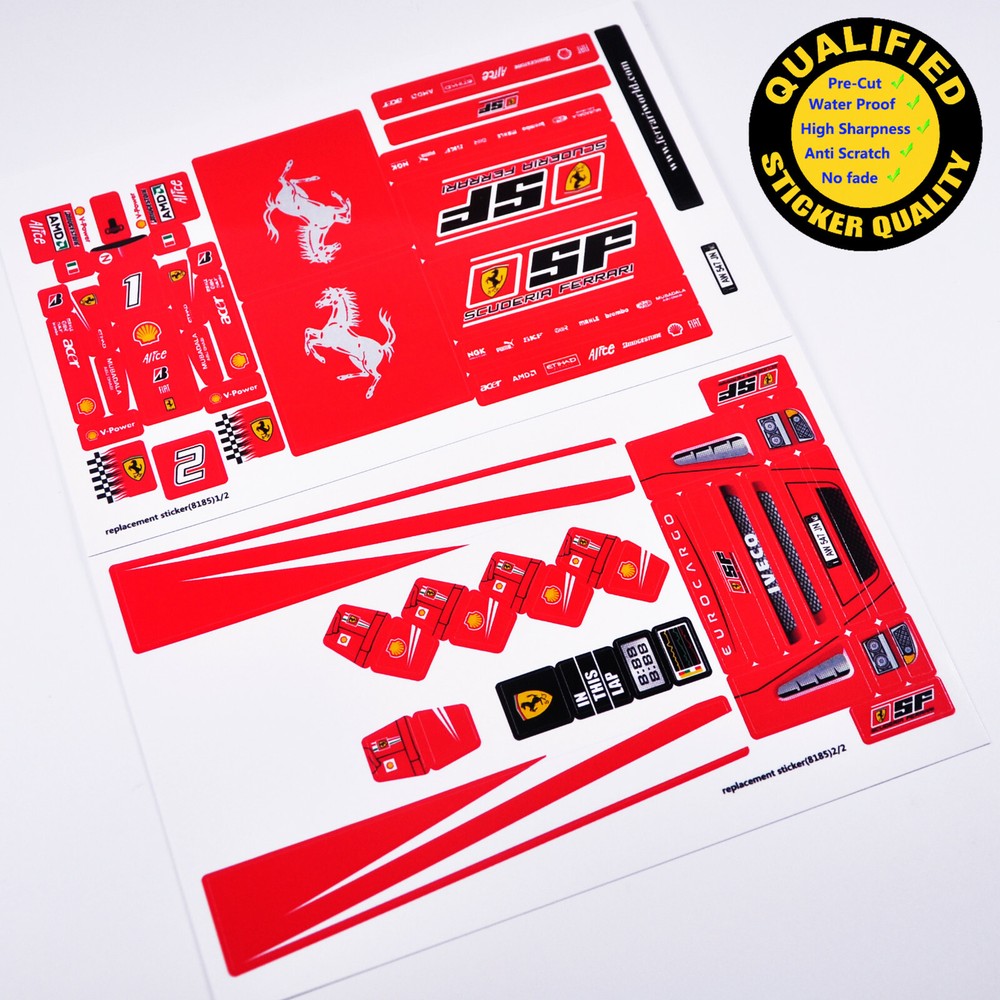 Replacement sticker for set 8185 Precut sticker