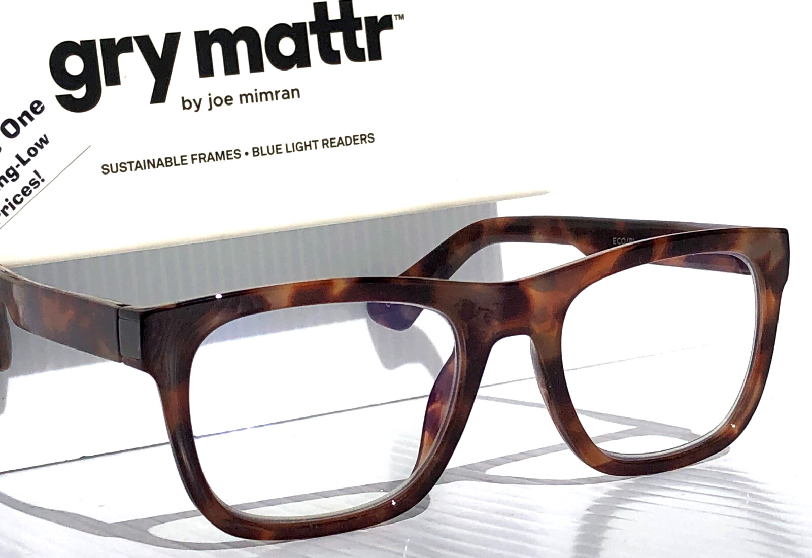 Gry Mattr DESIGNER READERS Tortoise Frame SOCIABLE Blue Light Blocking Eyewear
