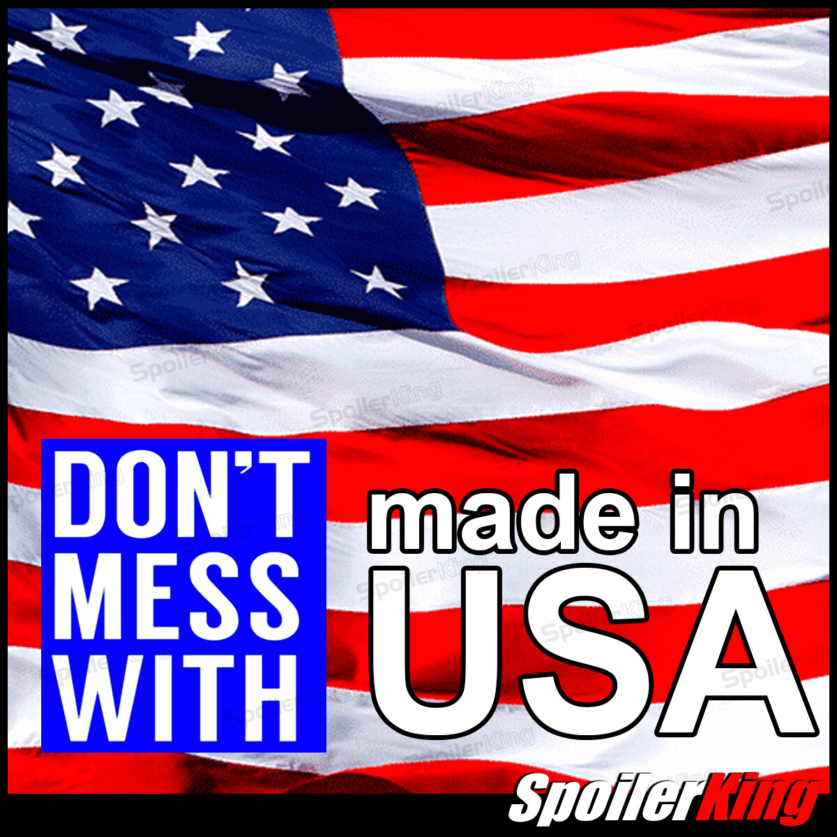 SpoilerKing 380VC Universal 30"- 55" Custom Rear Polyurethane Trunk Spoiler Wing