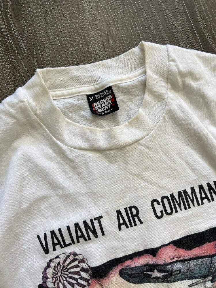 Valiant Air Command Jefferey Mitte 1990 Cocoa T Shirt M