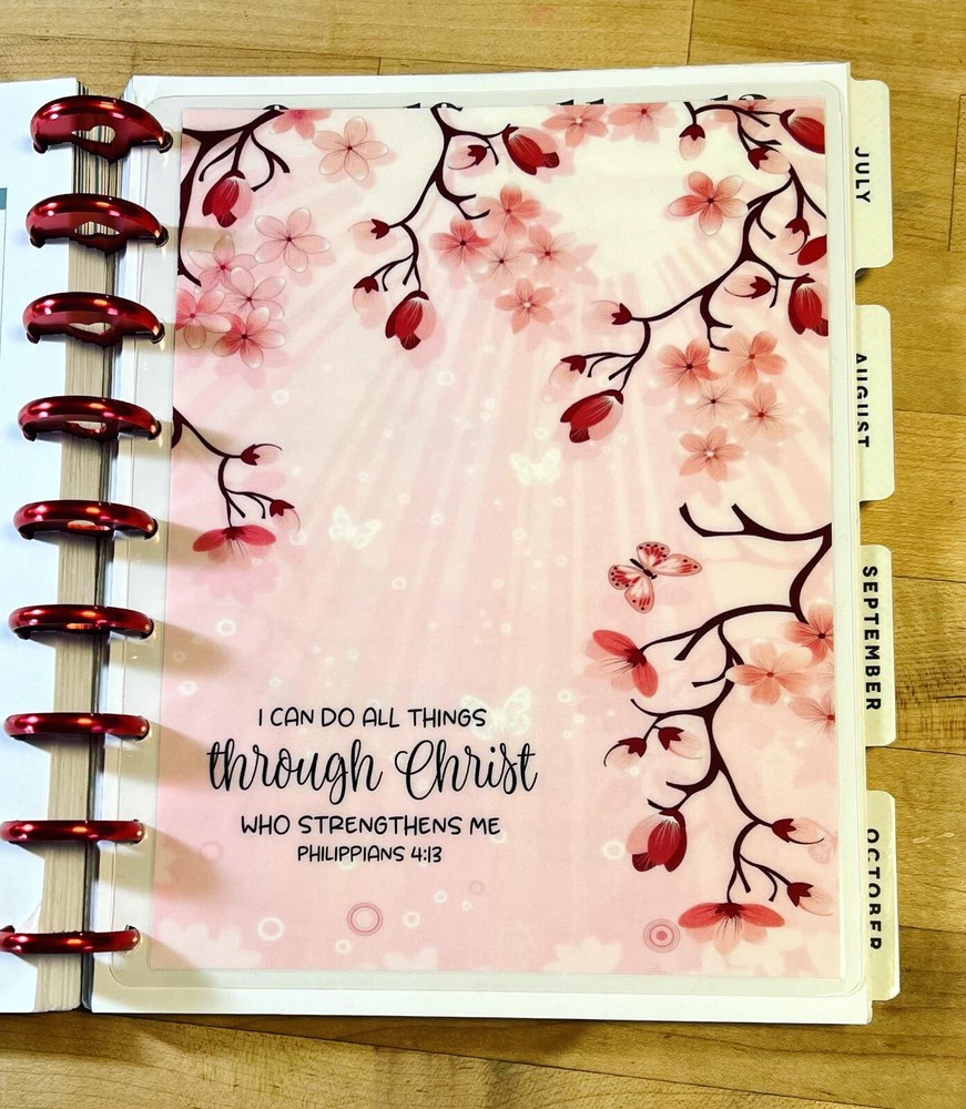 All Things Thru Christ Dashboard Insert for use with Classic HAPPY Planner-