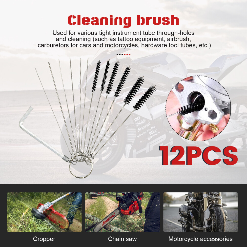 12PCS Adjustment Carburetor Tool Kit for Common 2 Cycle Carburator Small Engine