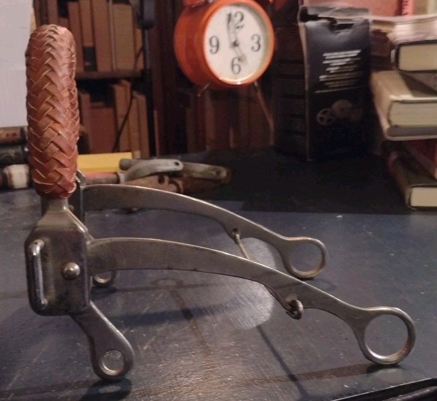 Hackamore Bit with a Braided Noseband