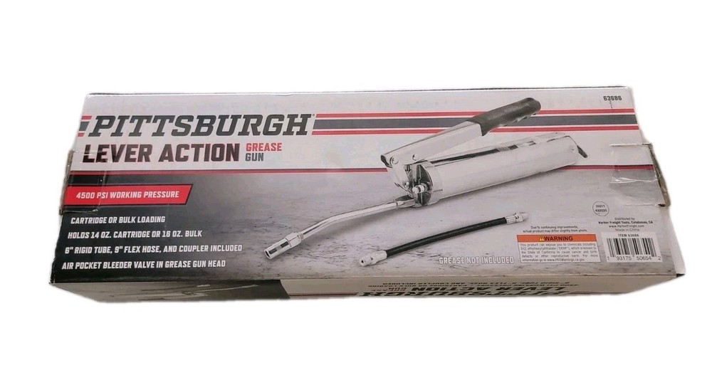 PITTSBURGH Lever Action Grease Gun.