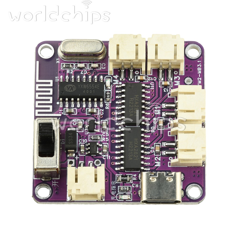 2.4G Rechargeable 8-Channel RC Toy Car Remote Control Receiver Board Module Kit