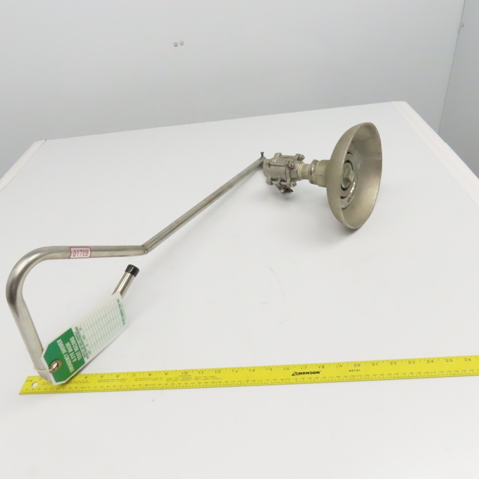 Speakman 1" NPT Pull Down Emergency Shower 8" Stainless Steel Head 29" Handle