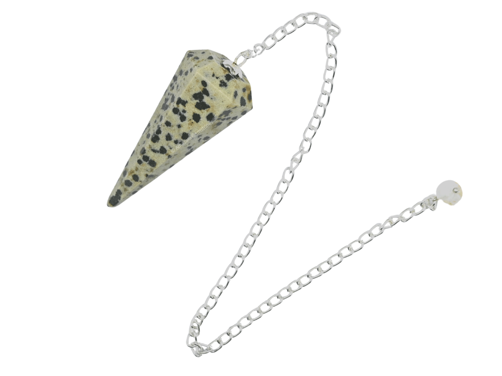 Dalmatian Jasper Dowsing Crystal Pendulum