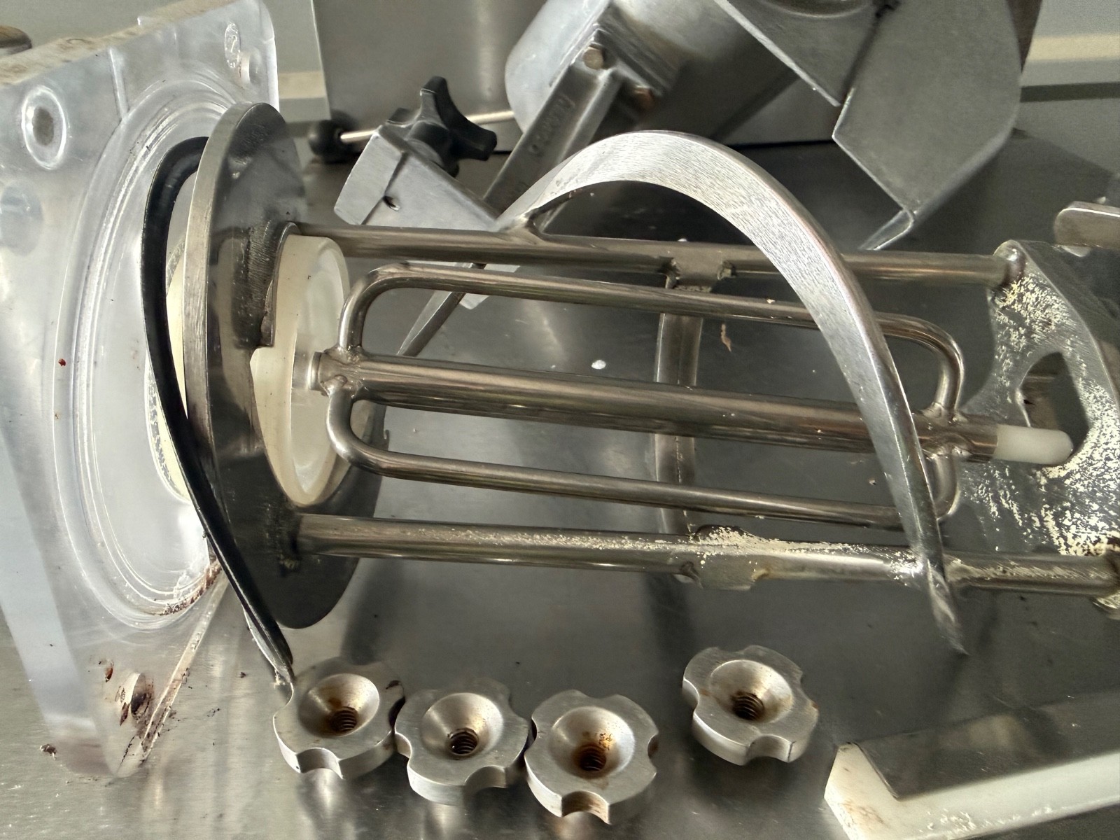 TAYLOR SOFT SERVE ICE CREAM MACHINE BEATER WITH ASSEMBLY COMPLETE.