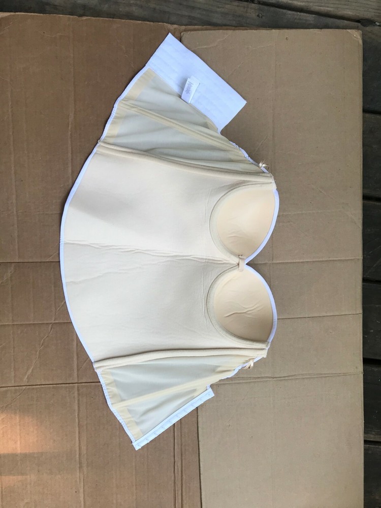 Davids Bridal White Bustier #7643 Size 36A
