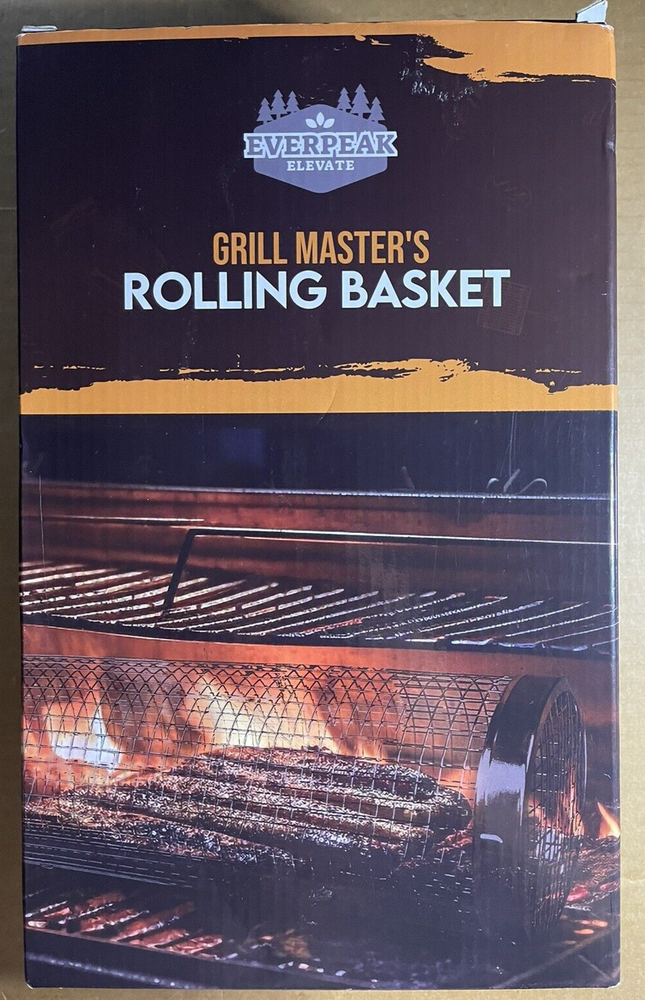 Everpeak Grill Masters Rolling Basket Kit