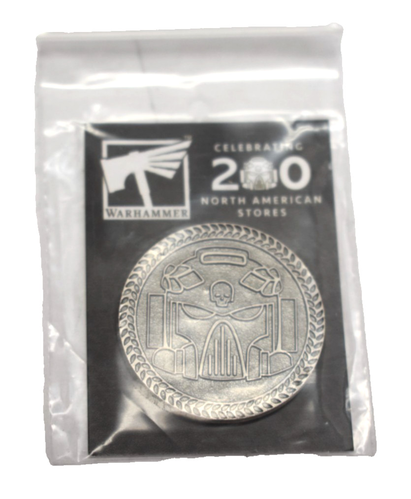 Games Workshop Warhammer 40k 200th North American Store Coin (NEW, LIMITED)