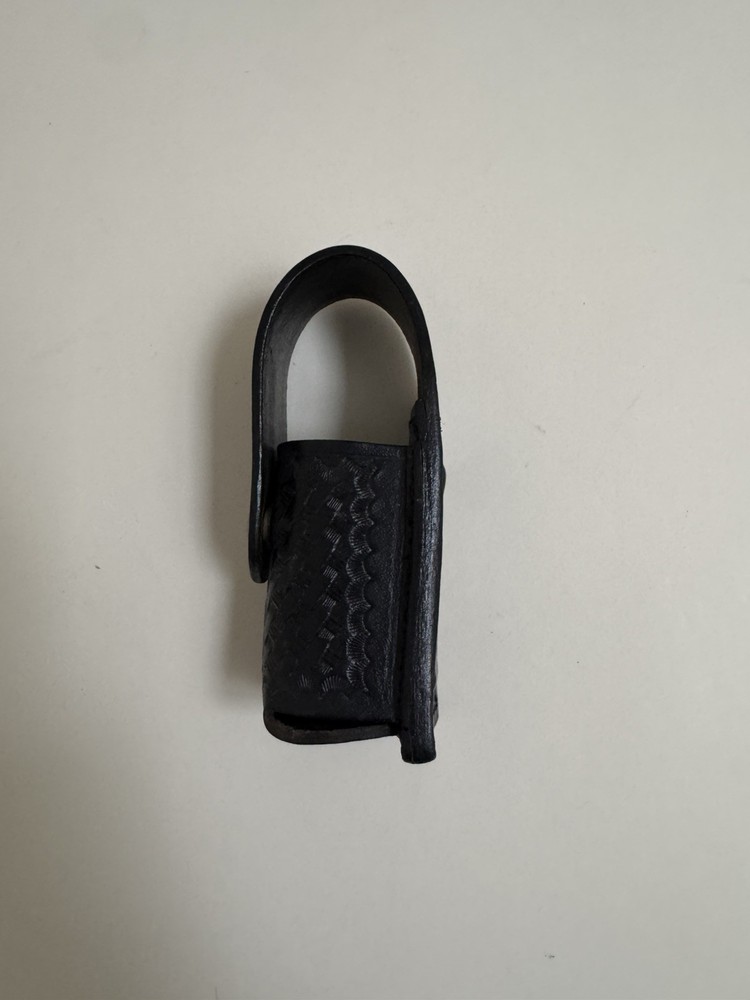 Black Leather Mace Holder Triple K